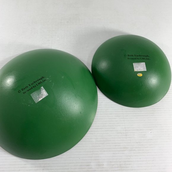 Beth Yarbrough Folk Art Wood Hand Painted Santa Claus Nesting Bowls Christmas - Picture 3 of 8